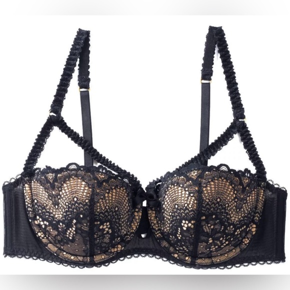 Adore Me Sexy Kimmy Black Push Up Balconette Bra New in Package Size 34DD - Picture 4 of 6